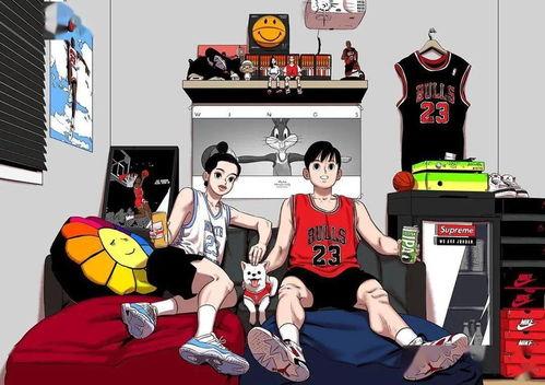 漫画鞋壁纸,潮流与童趣的完美融合